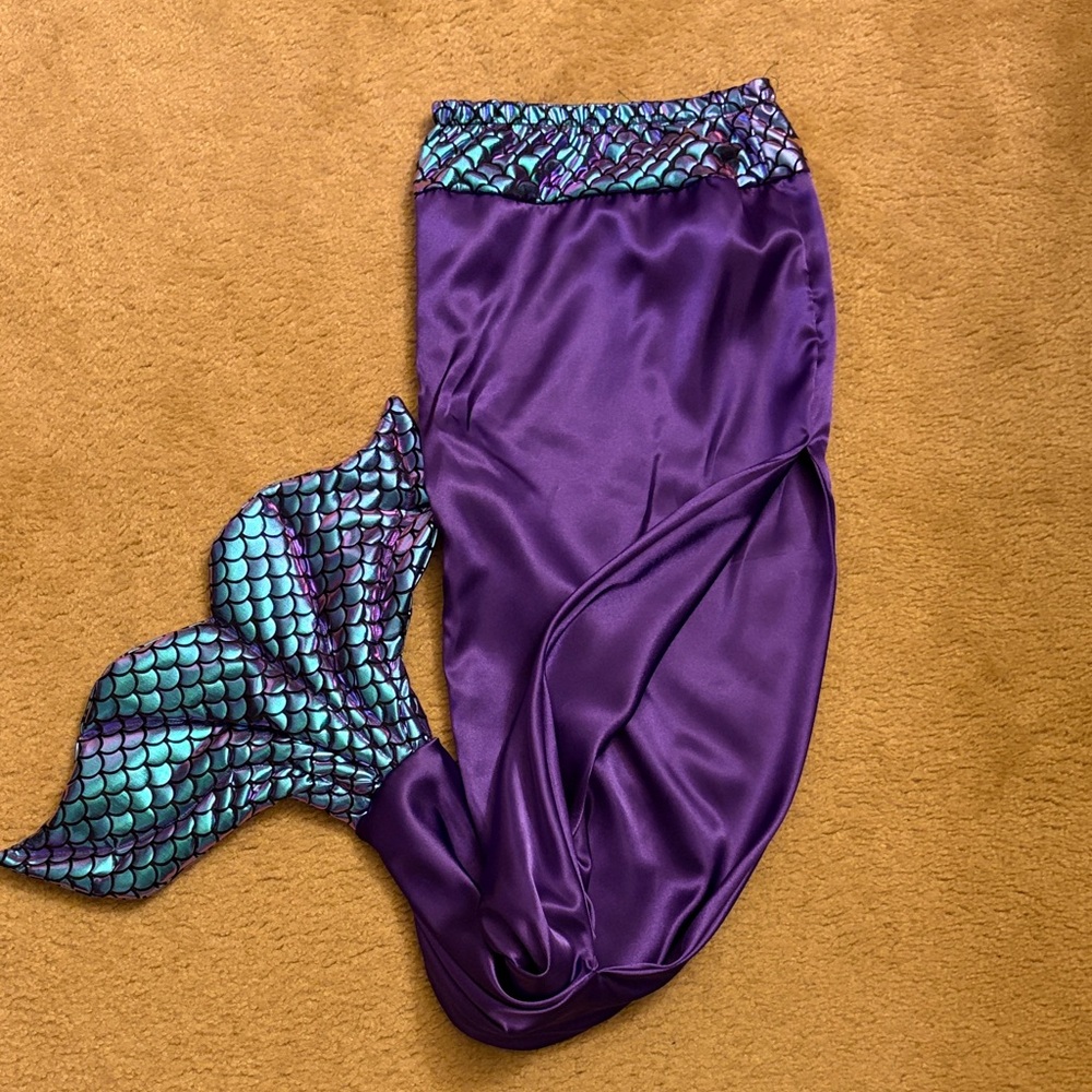 Purple Mermaid Tail Skirt